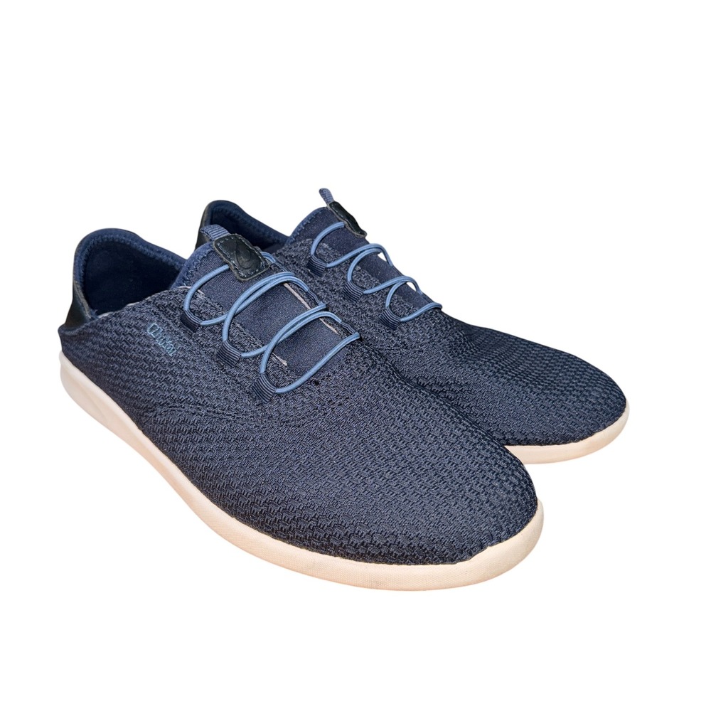 OluKai Alapa Li Mens 9 Pre-Owned Sneakers Blue Mesh Leather Casual Athletic Shoe